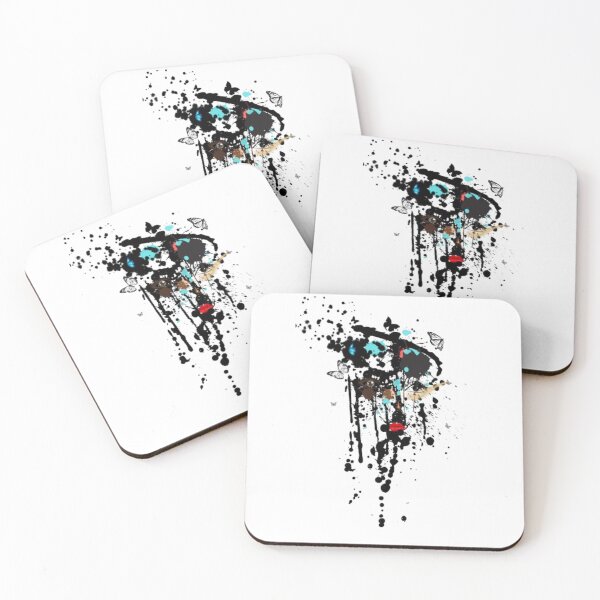 Item preview, Abstract Face Splash Art with Butterflies❤️ designed and sold by Art With Impact – Statement Art & Apparel for Deep Thinkers.