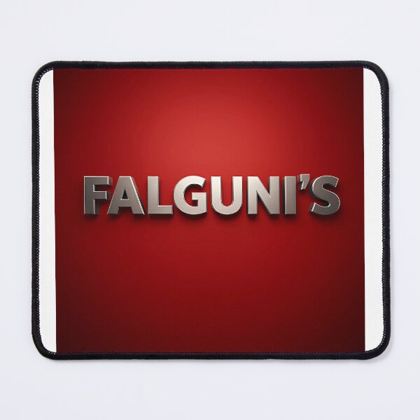 Item preview, FALGUNI'S – Sleek 3D Steel Text on Red designed and sold by Falguni's.