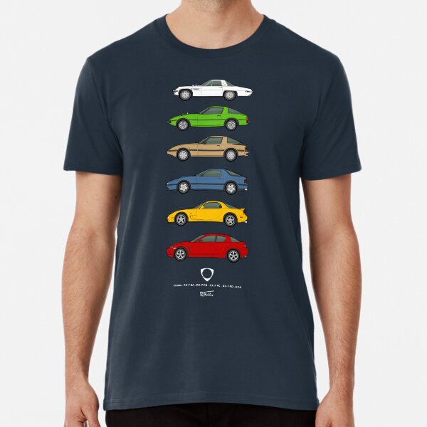 Item preview, RX-7 and RX-8 Rotary coupe classic collection designed and sold by RJWautographics.