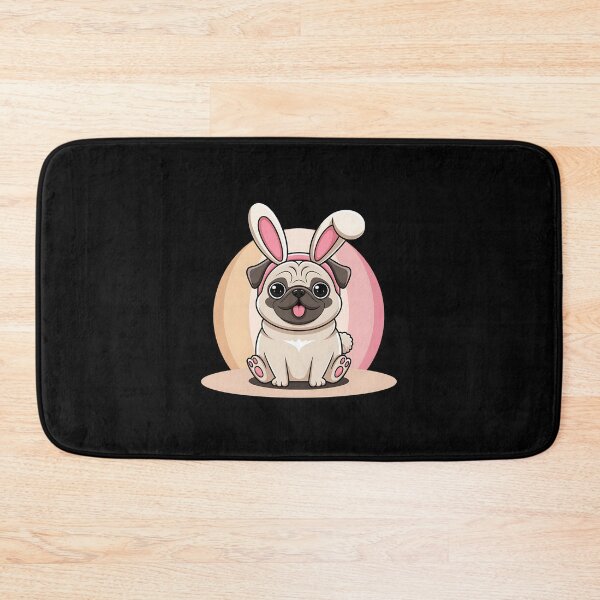 Item preview, Easter Puggy Bunny designed and sold by MartaDreamCraft ⭐⭐⭐⭐⭐.