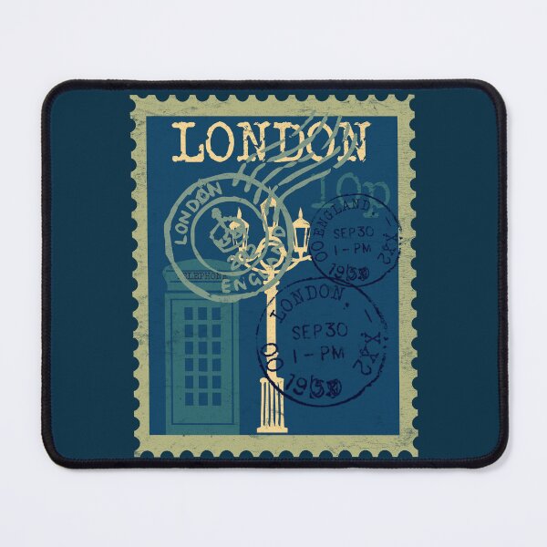Item preview, London Postage Stamp Distressed designed and sold by Primroaddesigns.