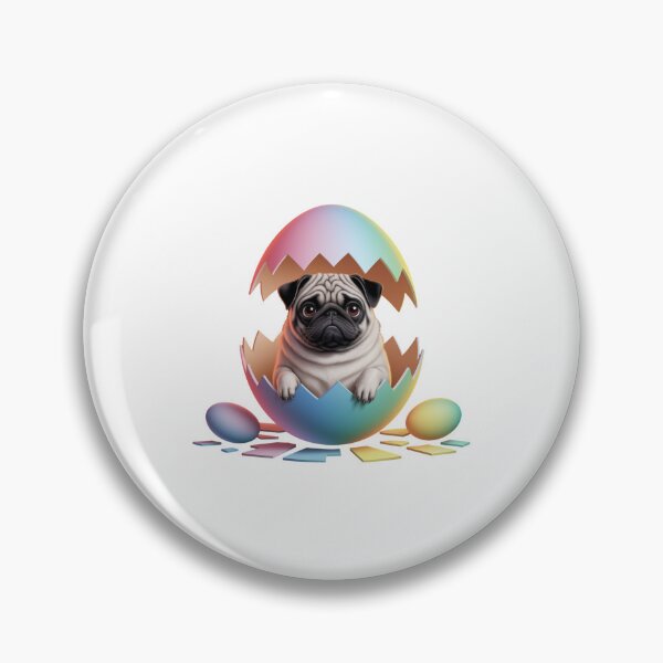 Item preview, Easter Puggy egg designed and sold by MartaDreamCraft ⭐⭐⭐⭐⭐.
