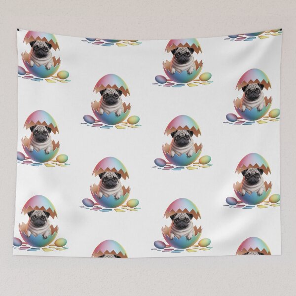 Item preview, Easter Puggy egg designed and sold by MartaDreamCraft ⭐⭐⭐⭐⭐.