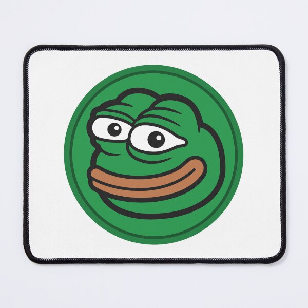 Item preview, PepeCoin Logo Frog designed and sold by NoiseToSeeYou.