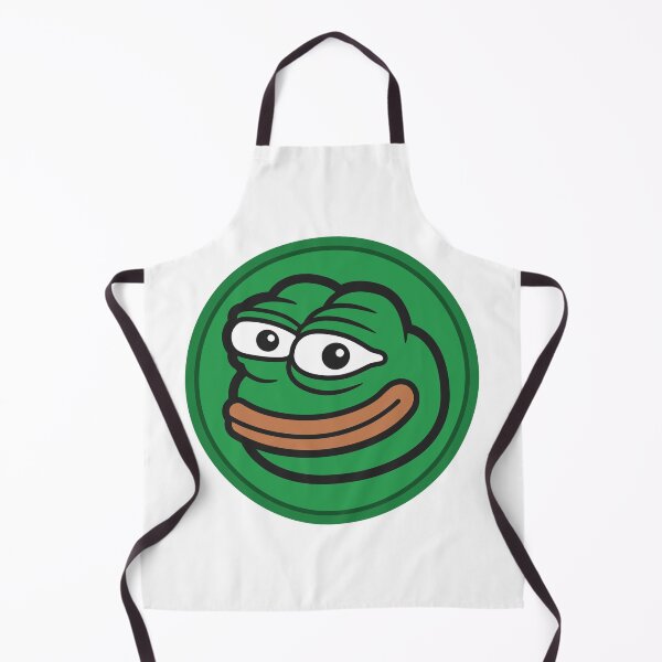 Item preview, PepeCoin Logo Frog designed and sold by NoiseToSeeYou.