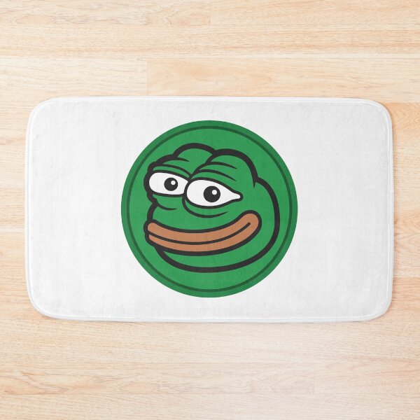 Item preview, PepeCoin Logo Frog designed and sold by NoiseToSeeYou.