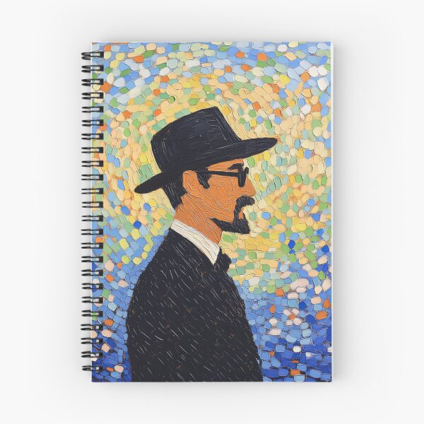 Item preview, Erwin Schrodinger | Post-impressionist painting style designed and sold by ComicsFactory.
