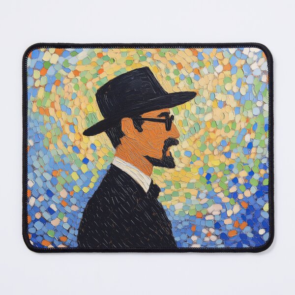 Item preview, Erwin Schrodinger | Post-impressionist painting style designed and sold by ComicsFactory.