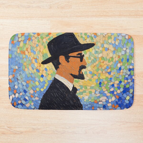 Item preview, Erwin Schrodinger | Post-impressionist painting style designed and sold by ComicsFactory.