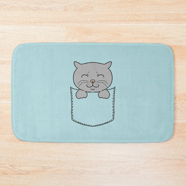 Item preview, Grey Cat in the Pocket designed and sold by HugSomeNettles.