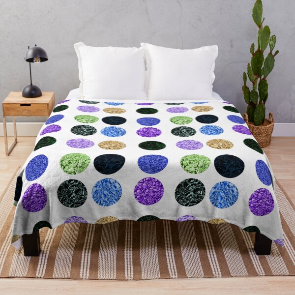 Item preview, Blue Gemstones Polka Dots designed and sold by Annanucki.