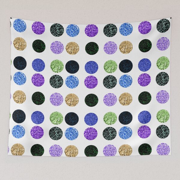 Item preview, Blue Gemstones Polka Dots designed and sold by Annanucki.