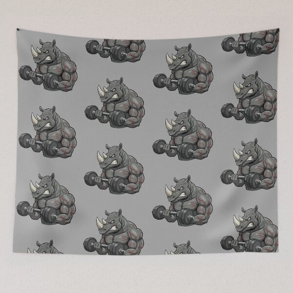 Item preview, gym rhino designed and sold by browncis1shop.