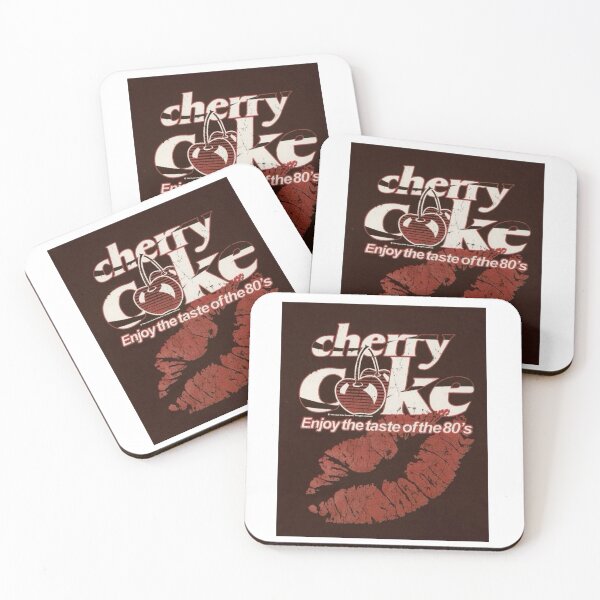 Item preview, Dark red CHERRY COKE with lipstick kiss 80’s designed and sold by EclipseElixirs.
