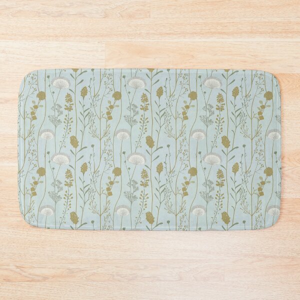 Item preview, simplistic blue and green wildflowers designed and sold by PoppyLaneStudio.