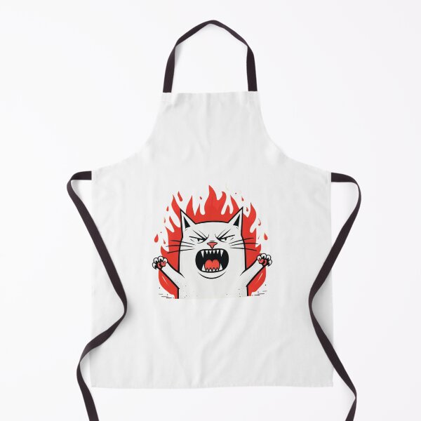 Item preview, Furious Cat on Fire designed and sold by JonnTerr.