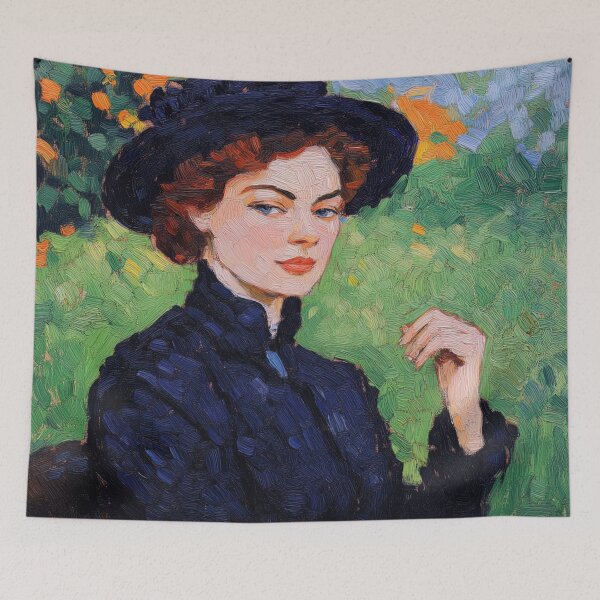Item preview, Ethel Barrymore | Post-impressionist painting style designed and sold by ComicsFactory.