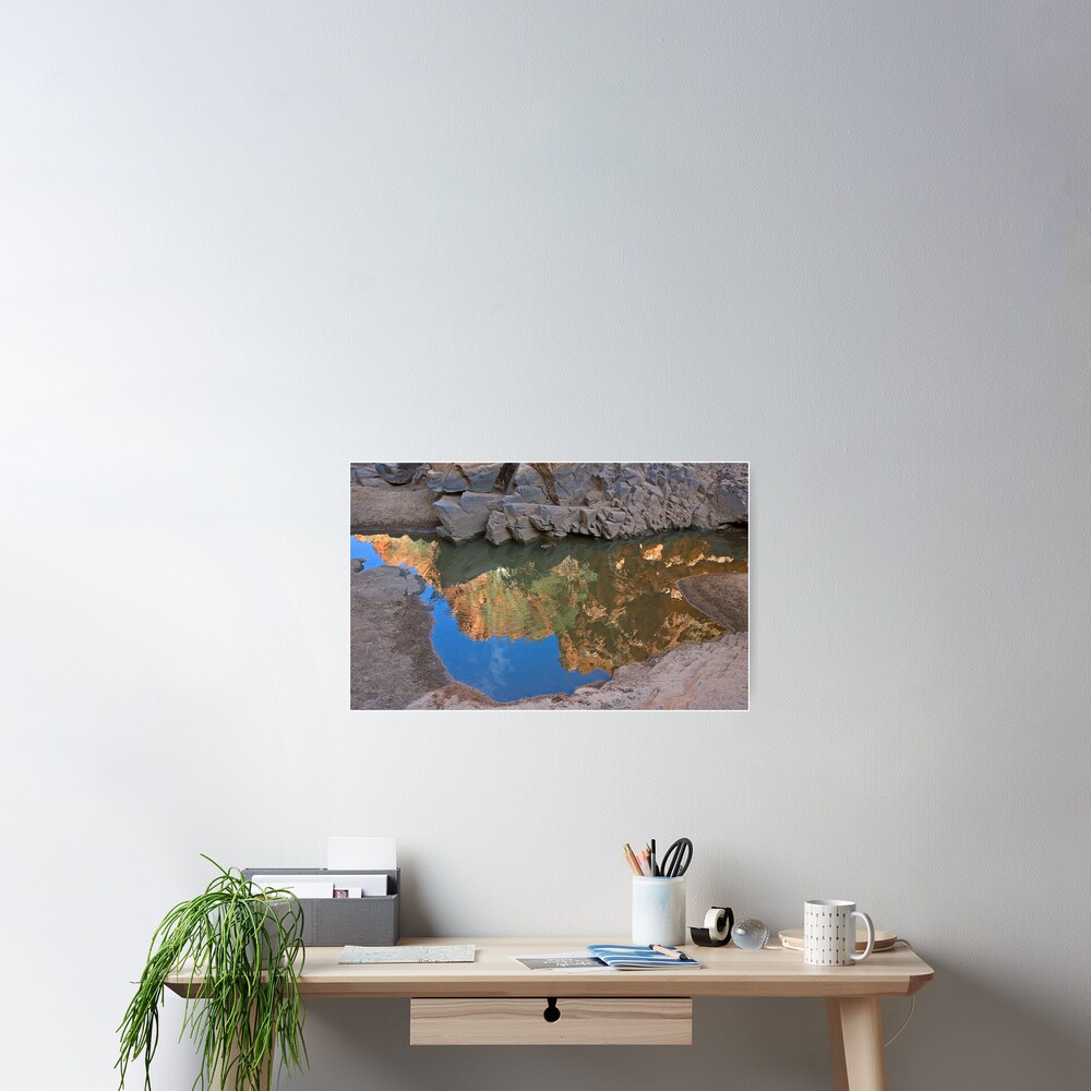 Ormiston Gorge Reflection Poster