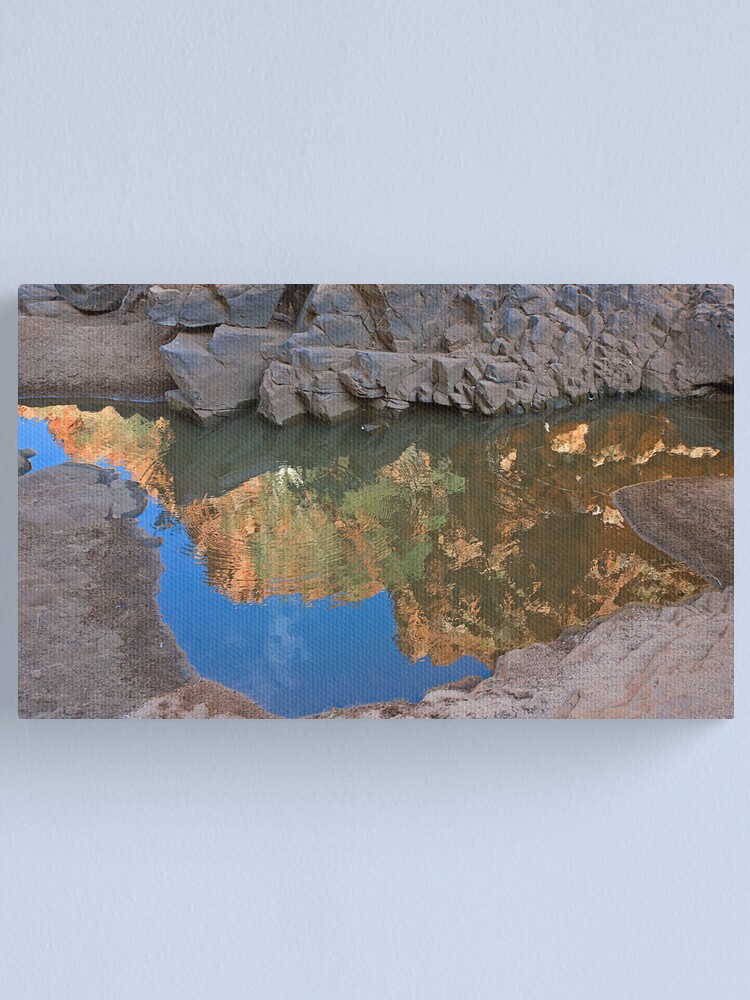 Alternate view of Ormiston Gorge Reflection Canvas Print
