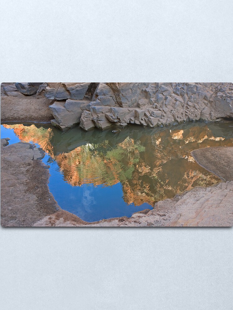 Alternate view of Ormiston Gorge Reflection Metal Print