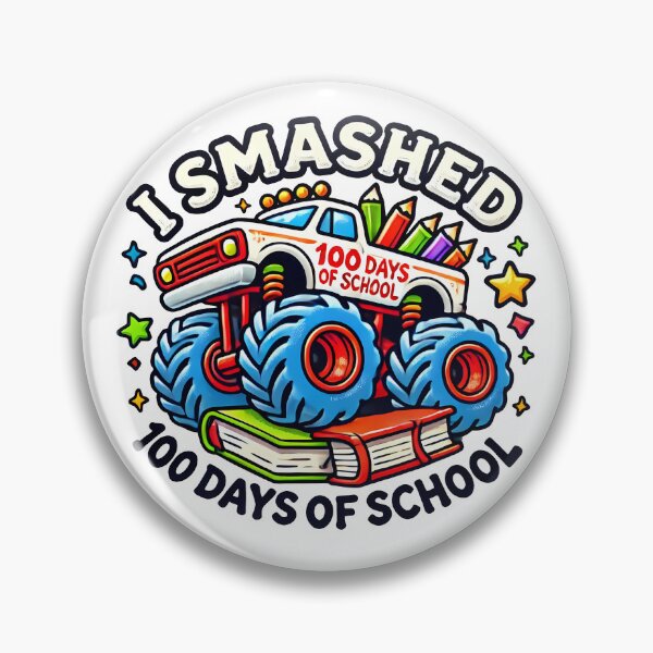 Item preview, 100 Days of School Monster Truck 100th Day of School Design designed and sold by Promise7Land.