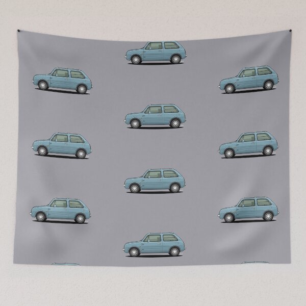 Item preview, Pao car Single Illustration - teal designed and sold by RJWautographics.