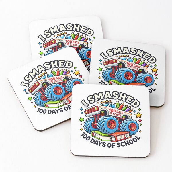 Item preview, 100 Days of School Monster Truck 100th Day of School Design designed and sold by Promise7Land.