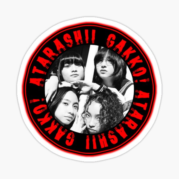 Item preview, Atarashii Gakko! Red Circle, Fan Art, Logo Design designed and sold by Burn-Ego.