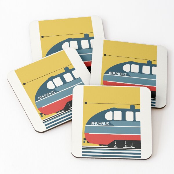 Item preview, Bauhaus Train – Retro Modernist Geometric Art designed and sold by MidCenturyStore.