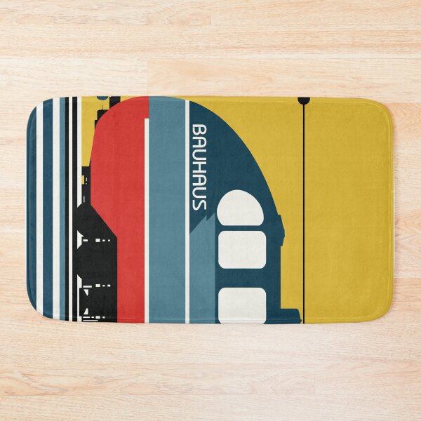 Item preview, Bauhaus Train – Retro Modernist Geometric Art designed and sold by MidCenturyStore.