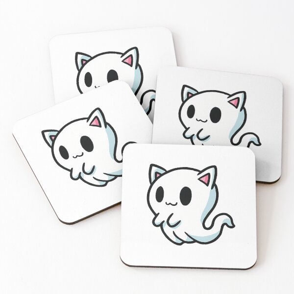 Item preview, Adorable Spooky Ghost Cat – Cute Halloween Design designed and sold by Templatemini.