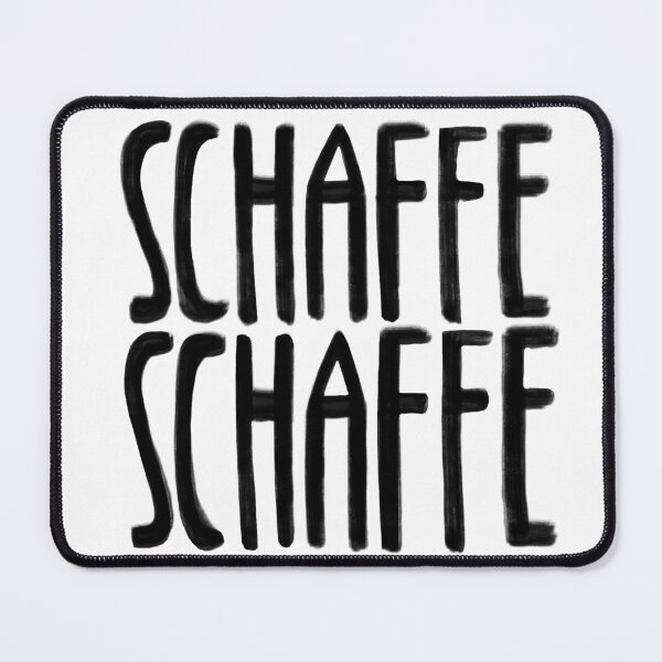 Item preview, Schaffe Schaffe! für Handwerker, Hausbau, Arbeit! designed and sold by badlydrawnbabe.