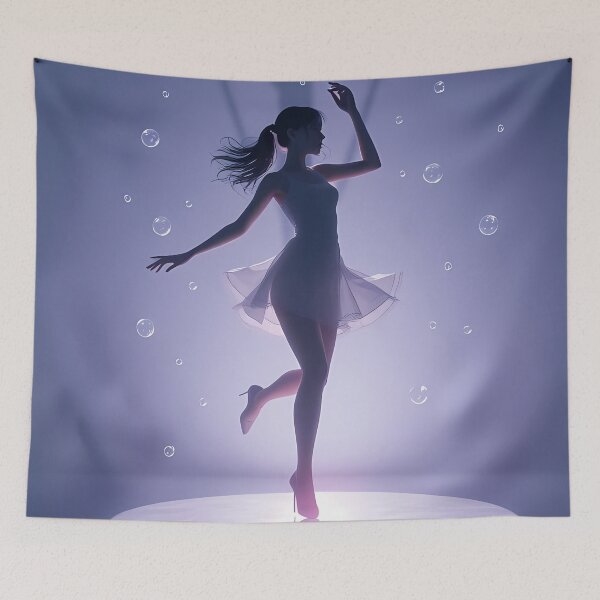 Item preview, Elegant Ballerina in Dreamy Lighting - Fantasy Dance Art designed and sold by FusionCipher.