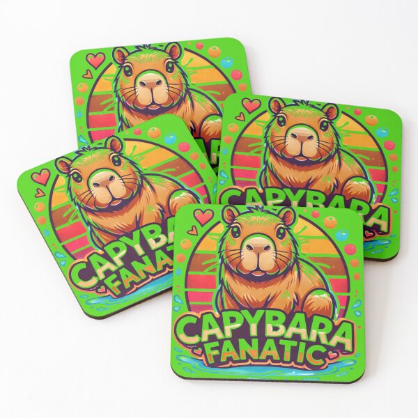 Item preview, Capybara Fanatic - Funny Cartoon Capybara designed and sold by BestDetailer.