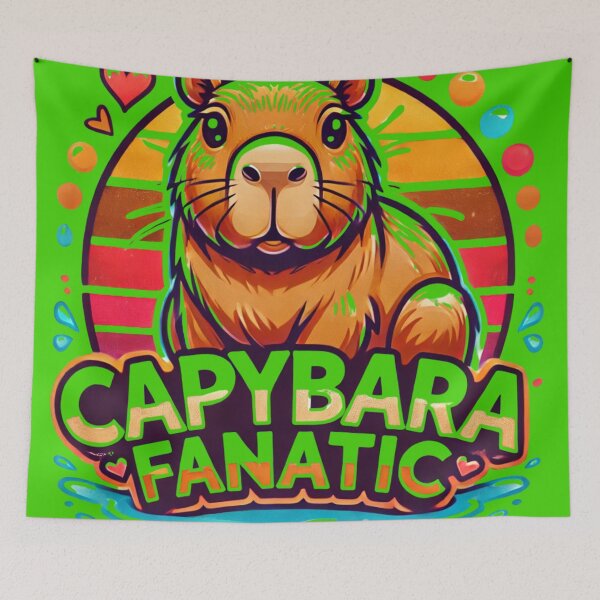Item preview, Capybara Fanatic - Funny Cartoon Capybara designed and sold by BestDetailer.
