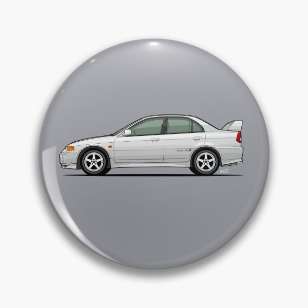 Item preview, Evo IV sports car Single Illustration - white designed and sold by RJWautographics.