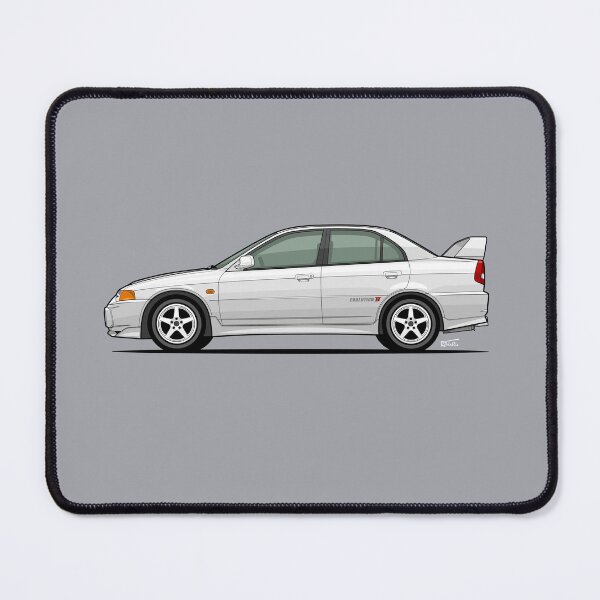 Item preview, Evo IV sports car Single Illustration - white designed and sold by RJWautographics.