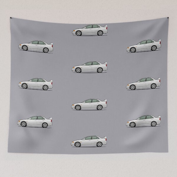 Item preview, Evo IV sports car Single Illustration - white designed and sold by RJWautographics.