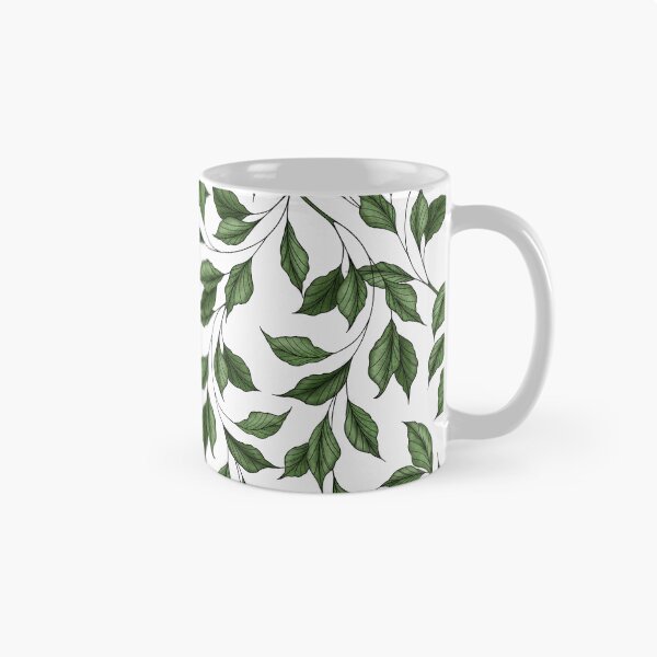 Item preview, GreenLeaves (White background)  designed and sold by Studio Vickn.