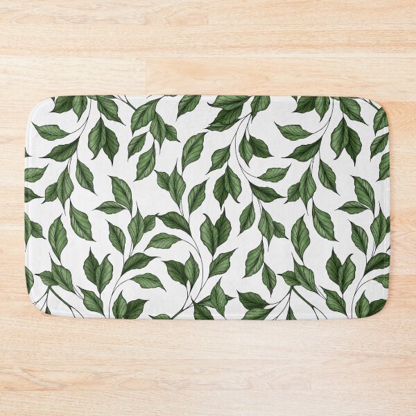 Item preview, GreenLeaves (White background)  designed and sold by Studio Vickn.