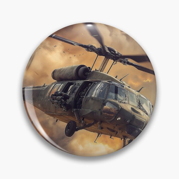 Item preview, American Blackhawk Helicopter in Warzone Battle designed and sold by Warzone Fashion.