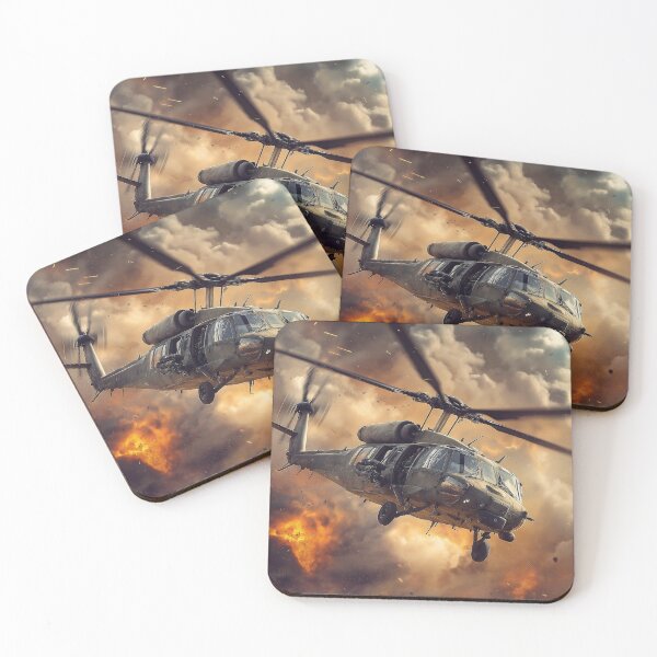 Item preview, American Blackhawk Helicopter in Warzone Battle designed and sold by Warzone Fashion.