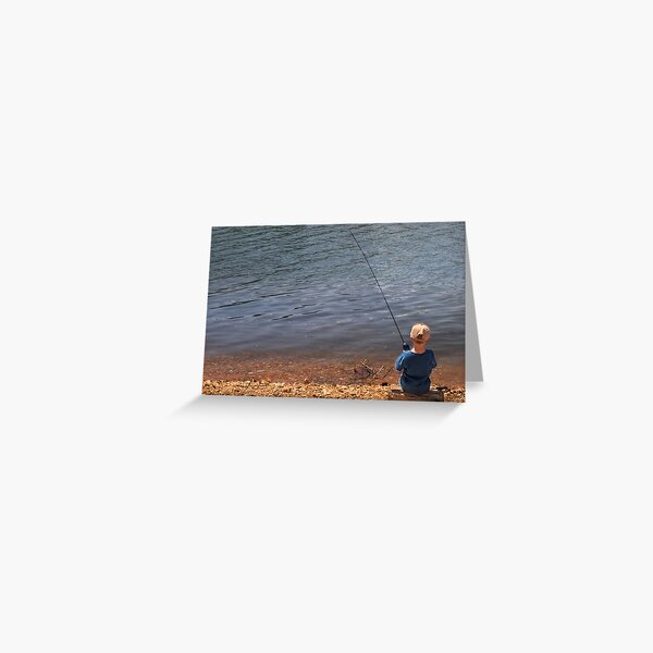 Gone Fishin' Greeting Card