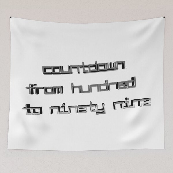 Item preview, countdown from hundred to ninty nine designed and sold by nogamax.