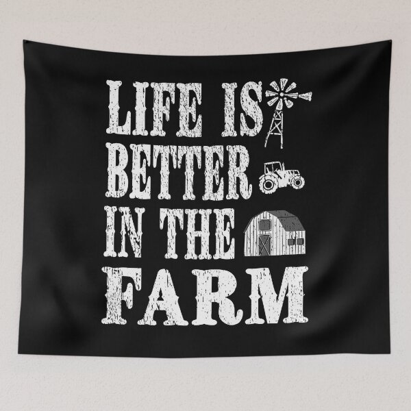 Item preview, LIFE IS BETTER IN THE FARM farming farmer farm life vibes  designed and sold by Jt41.