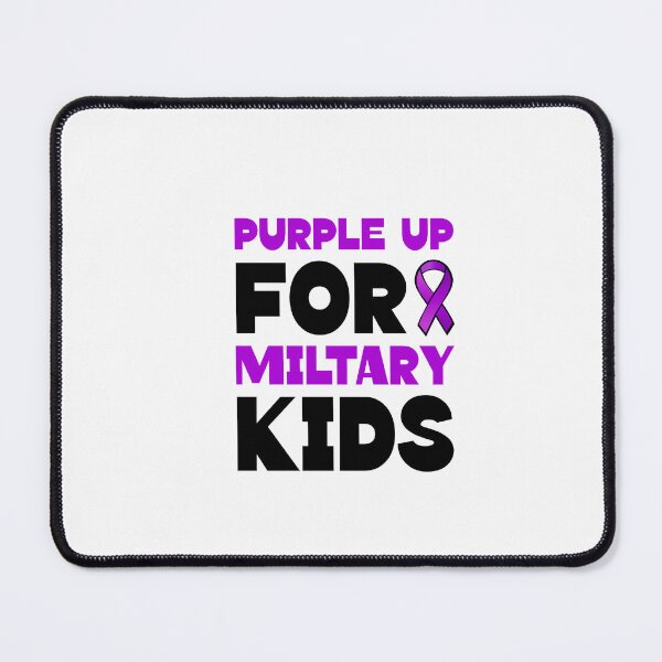 Item preview, Purple Up Day For Military Kids designed and sold by Sartoris Art.