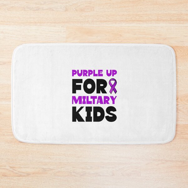 Item preview, Purple Up Day For Military Kids designed and sold by Sartoris Art.