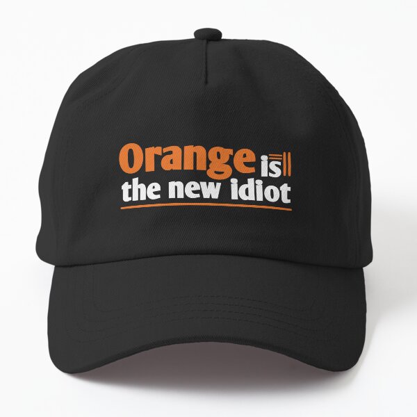 Aperçu de l'œuvre Orange est le nouveau texte orange idiot  créée et vendue par vibeno1.