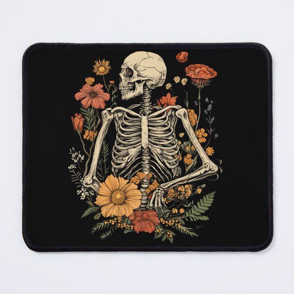 Item preview, Gothic Floral Skeleton  designed and sold by HollywoodInked.