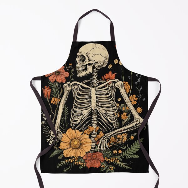 Item preview, Gothic Floral Skeleton designed and sold by HollywoodInked.